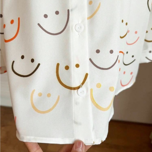 Fun Smiley Crop Top! 😃 - Picture 3 of 9